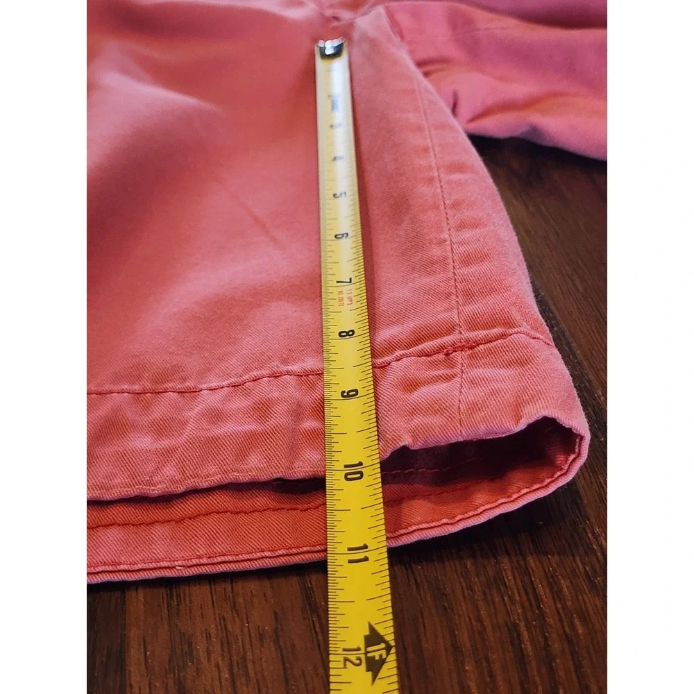 Polo Ralph Lauren Men's Chino Shorts Pink Size 36 Inseam‎ 10 Flat Front Cotton
